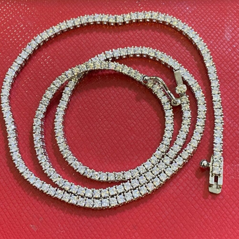 brand new 925 silver tennis chain necklace 18 inches 3mm